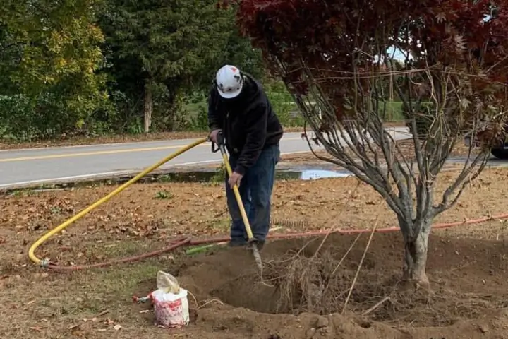 Air Spading by Baker Tree Services in Thurmont MD